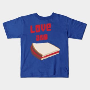 Love And Piece - Scottish Style Kids T-Shirt